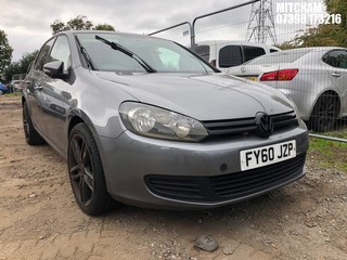 Location: Mitcham - 2010 VOLKSWAGEN GOLF S TSI 5 Door Hatchback REG: FY60JZP, Keys: No, MOT Expiry date: 12/12/2025, 1390 Petrol, 6 Speed Manual Petrol, Former Keepers: 6