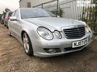 Location: Mitcham - 2007 MERCEDES E200 AVANTGARDE KOMP A 4 Door Saloon REG: NJ07UYK, Keys: No, MOT Expiry date: 18/12/2025, 1796 Petrol, 5 Speed Auto Petrol, Former Keepers: 5