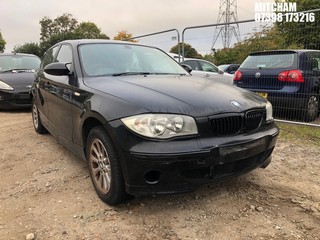 Location: Mitcham - 2006 BMW 116 I ES 5 Door Hatchback REG: LR56JSX, Keys: No, MOT Expiry date: 16/03/2026, 1596 Petrol, 6 Speed Manual Petrol, Former Keepers: 3