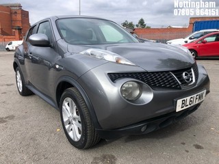 Location: Nottingham - 2012 NISSAN JUKE TEKNA DCI 5 DOOR HATCHBACK REG: BL61FMK, 1461cc DIESEL, 6 SPEED MANUAL DIESEL, Former Keepers: 3, Keys: Yes, MOT Expiry date: 28/08/2026