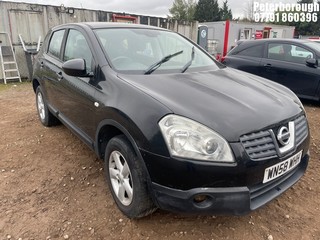 Location: Peterborough - 2008 NISSAN QASHQAI ACENTA DCI 5 Door Hatchback REG: WN58WHH, Keys: No, MOT Expiry date: 02/04/2025, 1461 Diesel, 6 Speed Manual Diesel, Former Keepers: 6