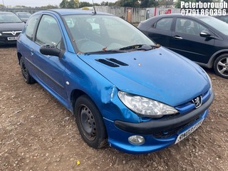 Location: Peterborough - 2003 PEUGEOT 206 ENTICE 3 Door Hatchback REG: RN03FTY, Keys: No, MOT Expiry date: 08/07/2025, 1124 Petrol, 5 Speed Manual Petrol, Former Keepers: 2