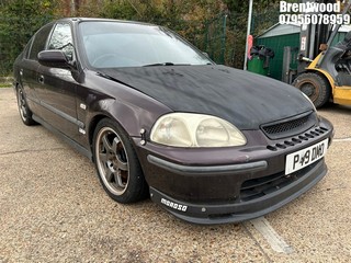 Location: Brentwood - 1996 HONDA CIVIC 1.6 VTI VTEC 4 Door Saloon REG: P49DMO, Keys: Yes, MOT Expiry date: 29.12.2024, 1595 Petrol, 5 Speed Manual Petrol, Former Keepers: 5