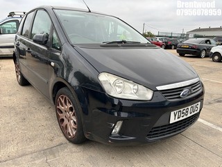 Location: Brentwood - 2008 FORD C-MAX ZETEC MPV REG: YD58OUS, Keys: No, MOT Expiry date: 08/08/2025, 1596 Petrol, 5 Speed Manual Petrol, Former Keepers: 3