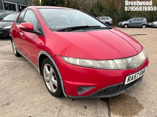 Location: Brentwood - 2007 HONDA CIVIC SE I-CTDI 5 Door Hatchback REG: RA57RWE, Keys: No, MOT Expiry date: 26/06/2025, 2204 Diesel, 6 Speed Manual Diesel, Former Keepers: 7