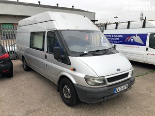 Location: Brentwood - 2005 FORD TRANSIT 350 LWB Panel Van REG: EA05EFN, Keys: No, MOT Expiry date: 26/10/2025, 2402 Diesel, 5 Speed Manual Diesel, Former Keepers: 11