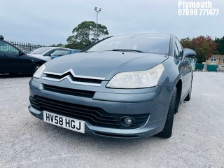 Location: Plymouth - 2008 CITROEN C4 VTR+ HDI AUTO 5 Door Hatchback REG: HV58HGJ, Keys: No, MOT Expiry date: 28/03/2026, 1560 Diesel, 6 Speed Auto Diesel, Former Keepers: 4