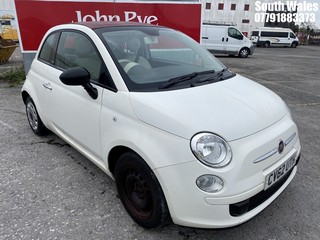Location: South Wales - 2012 FIAT 500 C POP Convertible REG: CV62UTH, 1242cc Petrol, 5 Speed Manual Petrol, Former Keepers: 0, Keys: Yes, MOT Expiry date: 12/10/2025