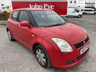 Location: South Wales - 2007 SUZUKI SWIFT GL 5 Door Hatchback REG: KC57KNB, 1328cc Petrol, 5 Speed Manual Petrol, Former Keepers: 5, Keys: Yes, MOT Expiry date: 18/12/2025