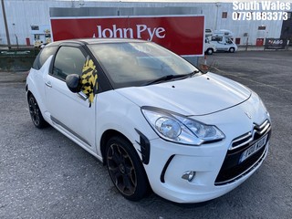 Location: South Wales - 2011 CITROEN DS3 DSTYLE HDI 90 3 Door Hatchback REG: YD11KUX, Keys: No, MOT Expiry date: 15/10/2025, 1560 Diesel, 5 Speed Manual Diesel, Former Keepers: 5