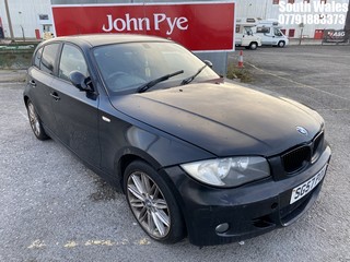 Location: South Wales - 2007 BMW 118D M SPORT AUTO 5 Door Hatchback REG: SG57POA, Keys: No, MOT Expiry date: 01/10/2025, 1995 Diesel, 6 Speed Auto Diesel, Former Keepers: 6