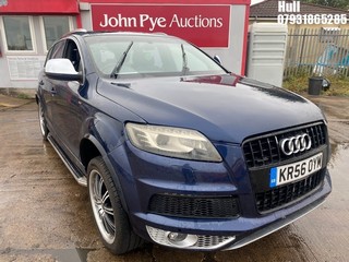 Location: Hull - 2006 AUDI Q7 S LINE QUATTRO TDI Estate REG: KR56OYM, Keys: No, MOT Expiry date: 23/07/2026, 2967 Diesel, 6 Speed Auto Diesel, Former Keepers: 10
