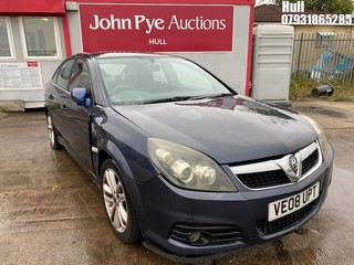 Location: Hull - 2008 VAUXHALL VECTRA SRI CDTI 5 Door Hatchback REG: VE08UPT, Keys: No, MOT Expiry date: 13/08/2025, 1910 Diesel, 6 Speed Manual Diesel, Former Keepers: 8