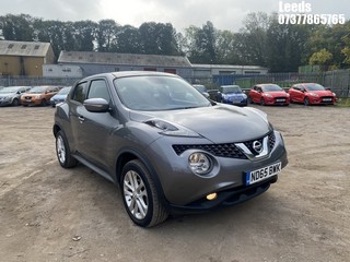 Location: Leeds - 2015 NISSAN  JUKE N-CONNECTA DCI 5 DOOR HATCHBACK REG: ND65BWK, 1461cc DIESEL, 6 SPEED MANUAL DIESEL, Former Keepers: 2, Keys: Yes, MOT Expiry date: 08-10-2026
