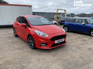 Location: Leeds - 2018 FORD FIESTA ST-LINE TURBO 5 Door Hatchback REG: YH18SAP, Keys: No, MOT Expiry date: 26-03-2026, 998 Petrol, 6 Speed Manual Petrol, Former Keepers: 3