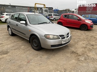 Location: Leeds - 2003 NISSAN ALMERA SE 5 Door Hatchback REG: YY03UDB, Keys: No, MOT Expiry date: 26-02-2025, 1497 Petrol, 5 Speed Manual Petrol, Former Keepers: 3