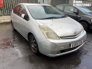 Location:HAYES/HEATHROW - 2005 TOYOTA PRIUS T SPIRIT VV-I AUTO 5 Door Hatchback REG:EO05XXC , 1497ccHybrid Electric, Variable 1 Speed Auto Petrol/E, Former Keepers:1, Keys:No,MOT:Expiry date27/08/2025