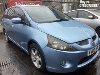 Location: HAYES / HEATHROW - 2005 MITSUBISHI GRANDIS ELEGANCE AUTO MPV REG: WV05HBL , 2378cc Petrol, 4 Speed Auto Petrol, Former Keepers: 8, Keys: No, MOT: Expiry date30/09/2026