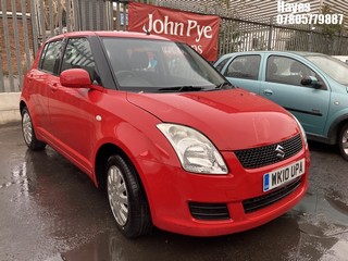 Location: Hayes - 2010 SUZUKI SWIFT SZ2 5 Door Hatchback REG: WK10UPA, Keys: No, MOT Expiry date: 13/11/2025, 1328 Petrol, 5 Speed Manual Petrol, Former Keepers: 8