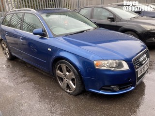 Location: Hayes - 2006 AUDI A4 S LINE TDI CVT Estate REG: OE55TZV, Keys: No, MOT Expiry date: 10/06/2026, 1986 Diesel, Variable 1 Speed Auto Diesel, Former Keepers: 3