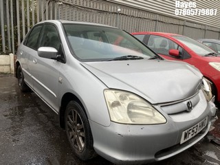 Location: Hayes - 2003 HONDA CIVIC SE EXECUTIVE 5 Door Hatchback REG: WF53HWO, Keys: No, MOT Expiry date: 23/10/2025, 1590 Petrol, 5 Speed Manual Petrol, Former Keepers: 5