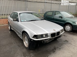 Location: Hayes - 1998 BMW 328I COUPE AUTO Coupe REG: S481LLJ, Keys: No, MOT Expiry date: 08/02/2025, 2793 Petrol, 5 Speed Auto Petrol, Former Keepers: 3