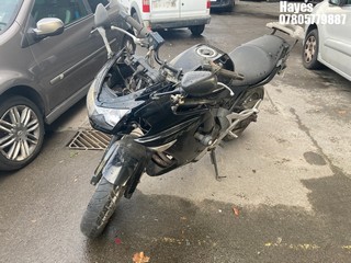 Location: Hayes - 2008 KAWASAKI ER 650 B6F Motorcycle REG: LK08FTX, Keys: No, MOT Expiry date: 20/02/2023, 649 Petrol, Manual, Former Keepers: 4
