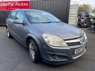 Location: Stapleford - 2007 VAUXHALL ASTRA SRI XP A 5 Door Hatchback REG: KD07WSW, Keys: Yes, MOT Expiry date: 28/11/2025, 1796 Petrol, 4 Speed Auto Petrol, Former Keepers: 6