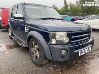 Location: Manchester - 2006 LAND ROVER DISCOVERY 3 TDV6 S Estate REG: DA06HBO, 2720 Diesel, 6 Speed Manual Diesel, Former Keepers: 8, Keys: No, MOT Expiry date: 24/10/2025