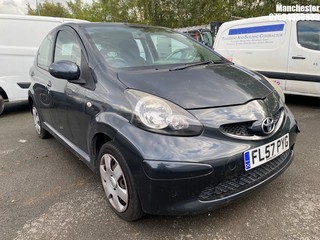 Location: Manchester - 2007 TOYOTA AYGO+ VVT-I 5 Door Hatchback REG: FL57PYG, 998 Petrol, 5 Speed Manual Petrol, Former Keepers: 5, Keys: No, MOT Expiry date: 12/09/2026