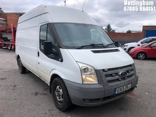 Location: Nottingham - 2013 FORD TRANSIT 125 T350 RWD PANEL VAN REG: EX13ZRJ, 2198CC DIESEL, 6 SPEED MANUAL DIESEL, Former Keepers: 2, Keys: Yes, MOT Expiry date: 25/06/2026