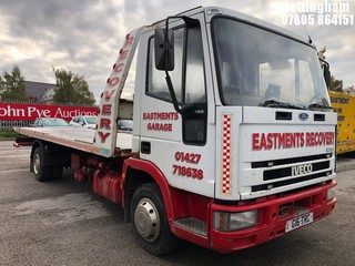 Location: Nottingham - 2001 IVECO-FORD NEW CARGO BREAKDOWN TRUCK REG: G16TRC, 5861CC DIESEL, MANUAL, Former Keepers: 5, Keys: Yes, MOT Expiry date: 31/07/2026