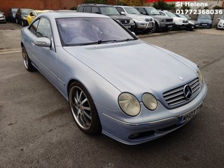 Location: St Helens - 2003 Mercedes Cl500 Auto Coupe REG: MH03TYW, Keys: Yes, MOT Expiry date: 25.11.2021, 4966 CC Petrol, 5 Speed Auto Petrol, Former Keepers: 9