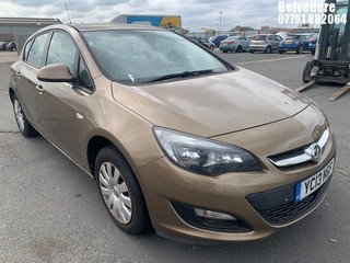 Location: Belvedere - 2013 VAUXHALL ASTRA EXCLUSIV 5 Door Hatchback REG: YC13NGF, Keys: No, MOT Expiry date: 14.05.2025, 1598 Petrol, 5 Speed Manual Petrol, Former Keepers: 2