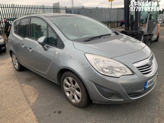 Location: Belvedere - 2010 VAUXHALL MERIVA SE TURBO 118 MPV REG: HN60PXL, Keys: No, MOT Expiry date: 17.10.2025, 1364 Petrol, 5 Speed Manual Petrol, Former Keepers: 6