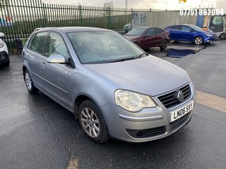 Location: Belvedere - 2006 VOLKSWAGEN POLO SE 75 5 Door Hatchback REG: LN06SVY, Keys: No, MOT Expiry date: 01/07/2025, 1400 Petrol, 5 Speed Manual Petrol, Former Keepers: 5