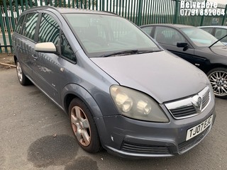 Location: Belvedere - 2007 VAUXHALL ZAFIRA CLUB MPV REG: TJ07EJC, Keys: No, MOT Expiry date: 30/01/2025, 1598 Petrol, 5 Speed Manual Petrol, Former Keepers: 5