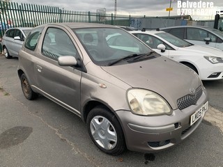 Location: Belvedere - 2005 TOYOTA YARIS COLOUR COLLECTION 3 Door Hatchback REG: LM05PKJ, Keys: No, MOT Expiry date: 18.08.2025, 998 Petrol, 5 Speed Manual Petrol, Former Keepers: 4