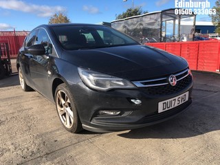 Location: Edinburgh - 2017 VAUXHALL ASTRA SRI NAV 5 Door Hatchback REG: DU17SVD, 1399cc Petrol, 5 Speed Manual Petrol, Former Keepers: 3, Keys: Yes, MOT Expiry date: 13/07/2026