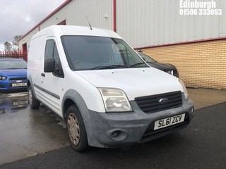 Location: Edinburgh - 2011 FORD TRANSIT CONNECT 90 T230 Panel Van REG: SL61ZCV, Keys: No, MOT Expiry date: 14/01/2025, 1753 Diesel, 5 Speed Manual Diesel, Former Keepers: 6