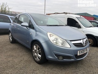 Location: Edinburgh - 2009 VAUXHALL CORSA DESIGN AUTO 3 Door Hatchback REG: SV09YRL, Keys: No, MOT Expiry date: 01/08/2025, 1364 Petrol, 5 Speed Auto Petrol, Former Keepers: 7