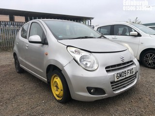 Location: Edinburgh - 2009 SUZUKI ALTO SZ4 5 Door Hatchback REG: SM09FXG, Keys: No, MOT Expiry date: 06/10/2025, 996 Petrol, 5 Speed Manual Petrol, Former Keepers: 5