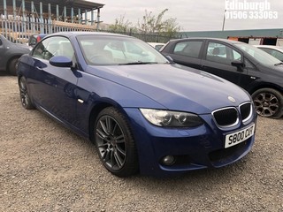 Location: Edinburgh - 2008 BMW 320I M SPORT A Convertible REG: S800CUT, Keys: No, MOT Expiry date: 23/01/2021, 1995 Petrol, 6 Speed Auto Petrol, Former Keepers: 6