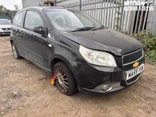 Location: Mitcham - 2009 CHEVROLET AVEO S 3 Door Hatchback REG: MA59YSW, Keys: No, MOT Expiry date: 20/10/2025, 1206 Petrol, 5 Speed Manual Petrol, Former Keepers: 9
