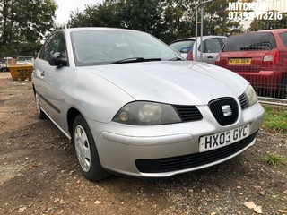 Location: Mitcham - 2003 SEAT IBIZA S 5 Door Hatchback REG: HX03GYC, Keys: No, MOT Expiry date: 07/12/2024, 1198 Petrol, 5 Speed Manual Petrol, Former Keepers: 3