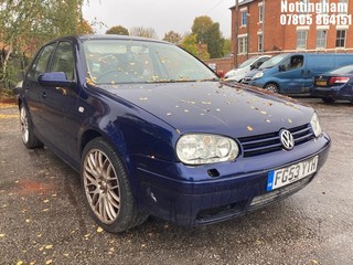 Location: Nottingham - 2003 VOLKSWAGEN GOLF GT TDI 5 Door Hatchback REG: FG53YTH, Keys: No, MOT Expiry date: 11/09/2025, 1896 Diesel, 5 Speed Manual Diesel, Former Keepers: 5