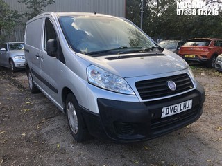 Location: Mitcham - 2011 FIAT SCUDO COMFORT MULTIJET SW Panel Van REG: DV61LHJ, Keys: No, MOT Expiry date: 28/10/2025, 1560 Diesel, 5 Speed Manual Diesel, Former Keepers: 6