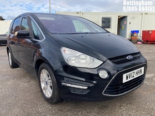 Location: Nottingham - 2012 FORD S-MAX TITANIUM TDCI 161 A MPV REG: WV12HHN, 1997cc Diesel, 6 Speed Auto Diesel, Former Keepers: 4, Keys: Yes, MOT Expiry date: 27/04/2026