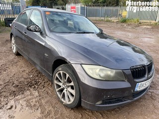 Location: Peterborough - 2007 BMW 318I SE 4 Door Saloon REG: BK57XFD, Keys: No, MOT Expiry date: 24/04/2025, 1995 Petrol, 6 Speed Manual Petrol, Former Keepers: 7