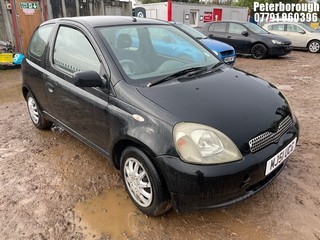 Location: Peterborough - 2001 TOYOTA YARIS GLS AUTO 3 Door Hatchback REG: MJ51UCG, Keys: No, MOT Expiry date: 01/04/2026, 1299 Petrol, 4 Speed Auto Petrol, Former Keepers: 10